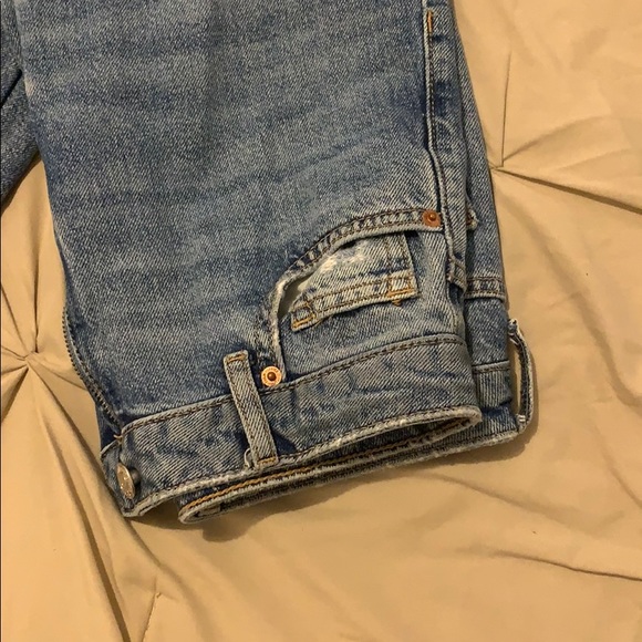 High rise wide leg crop jeans Size 24 - Picture 8 of 10